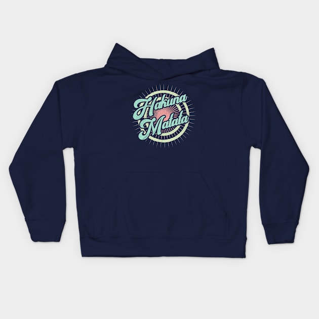 Hakuna Matata Kids Hoodie by karutees